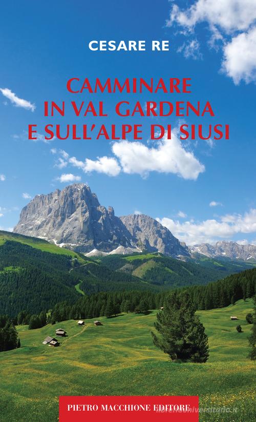 Camminare in Val Gardena e sull'Alpe di Siusi di Cesare Re edito da Macchione Editore
