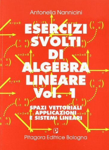 Esercizi svolti di algebra lineare vol.1 di Antonella Nannicini edito da Pitagora