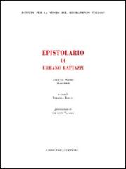 Epistolario di Urbano Rattazzi vol.1 edito da Gangemi Editore