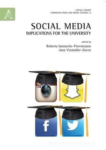 Social media: implications for the University edito da Aracne
