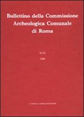 Bullettino della Commissione archeologica comunale di Roma vol.91.1 edito da L'Erma di Bretschneider