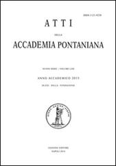 Atti della Accademia Pontaniana (2013) vol.42 edito da Giannini Editore
