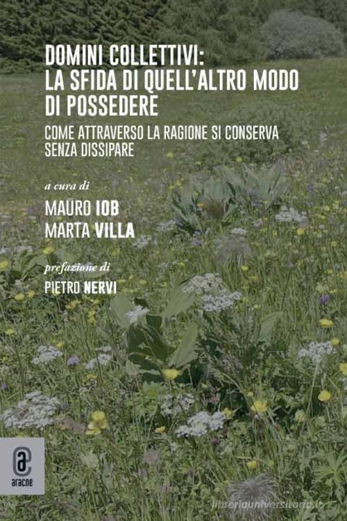 Domini collettivi: la sfida di quell'altro modo di possedere. Come attraverso la ragione si conserva senza dissipare edito da Aracne (Genzano di Roma)