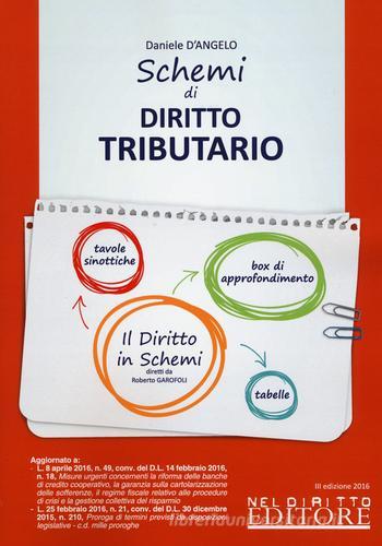 Schemi di diritto tributario di Daniele D'Angelo edito da Neldiritto Editore
