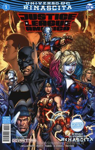 Rinascita. Justice League America. Con Adesivi vol.1 edito da Lion
