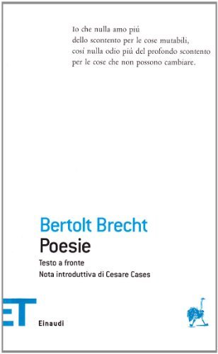 Le poesie di Bertolt Brecht edito da Einaudi