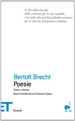 Le poesie di Bertolt Brecht - 9788806187491 in Poeti