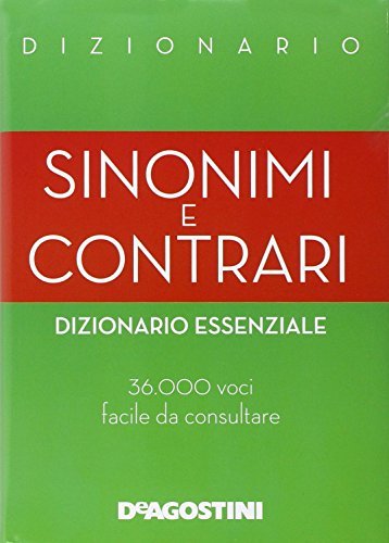 Maxi dizionario sinonimi e contrari edito da De Agostini