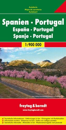 Spagna-Portogallo 1:900.000 edito da Freytag & Berndt
