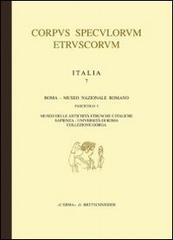 Corpus speculorum etruscorum. Italia. Ediz. illustrata vol.7.1 edito da L'Erma di Bretschneider