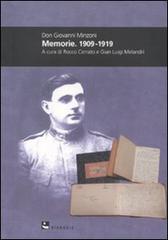 Don Giovanni Minzoni. Memorie. 1909-1919 edito da Diabasis