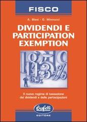 Dividendi e participation exemption di Alessandro Blasi, Giorgio Minnucci edito da Buffetti