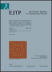 Electronic journal of theoretical physics vol.26 edito da Aracne