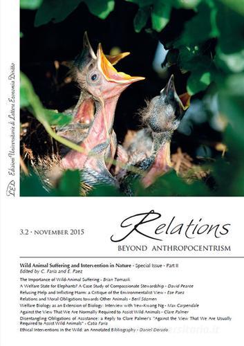 Relations. Beyond anthropocentrism (2015) vol.3 edito da LED Edizioni Universitarie