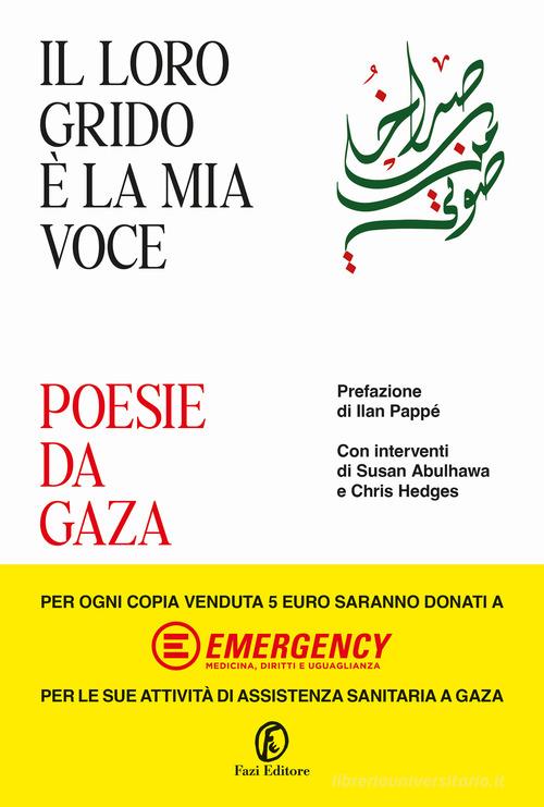 Il loro grido è la mia voce. Poesie da Gaza edito da Fazi