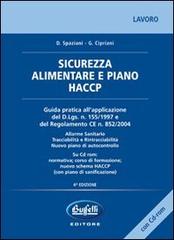 Sicurezza alimentare e piano HACCP. Con CD-ROM di Domenico Spaziani, G. Cipriani edito da Buffetti