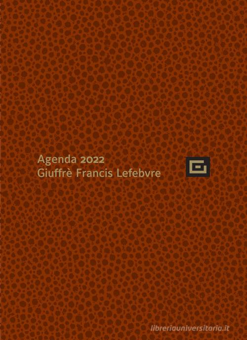 Agenda studio, con agenda udienza 2022. Copertina cuoio edito da Giuffrè