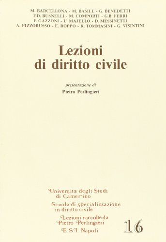 Lezioni di diritto civile edito da Edizioni Scientifiche Italiane
