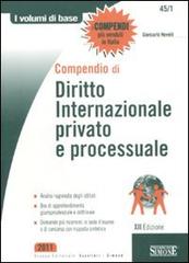 Compendio di diritto internazionale privato e processuale di Giancarlo Novelli edito da Edizioni Giuridiche Simone