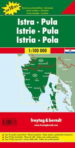 Cartina Istria-Pola 1:100.000 edito da Freytag & Berndt