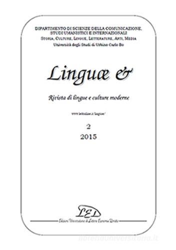 Linguae &. Rivista di lingue e culture moderne (2015). Ediz. italiana, inglese e spagnola vol.2 edito da LED Edizioni Universitarie
