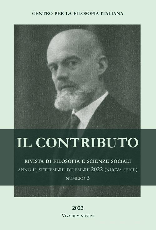 Il contributo. Rivista di filosofia e scienze sociali (2022) vol. 3 edito da Accademia Vivarium Novum