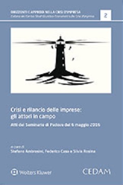 Crisi e rilancio delle imprese: gli attori in campo. Atti del Seminario (Padova, 6 maggio 2016) edito da CEDAM