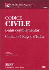 Codice civile. Leggi complementari. Codici del Regno d'Italia edito da Edizioni Giuridiche Simone