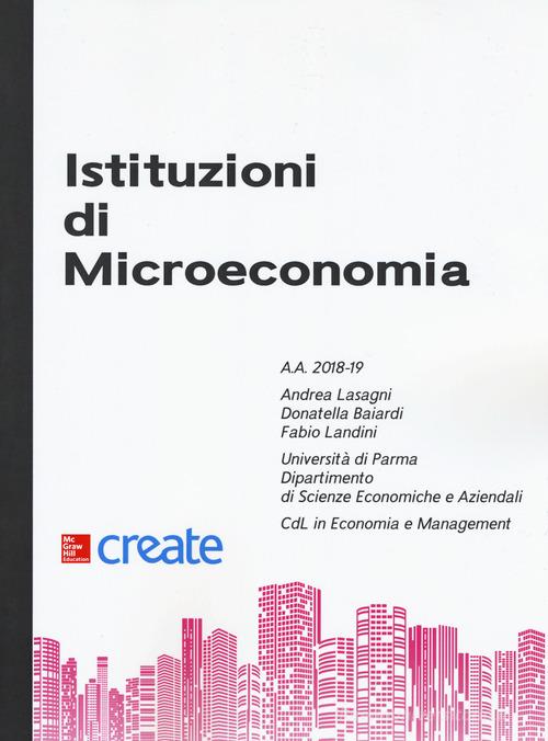 Istituzioni di microeconomia edito da McGraw-Hill Education