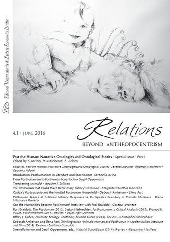 Relations. Beyond anthropocentrism (2016) vol.4.1 edito da LED Edizioni Universitarie