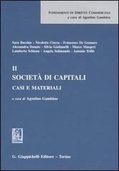 Società di capitali. Casi e materiali vol.2 edito da Giappichelli