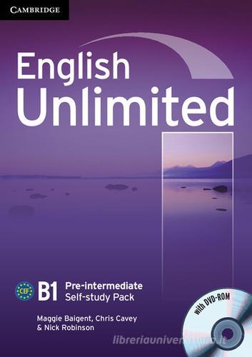 English Unlimited. Level B1 Self-study Pack. Con DVD-ROM di Alex Tilbury, David Rea, Leslie A. Hendra edito da Cambridge