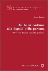 Dal buon costume alla dignità della persona di Giulia Terlizzi edito da Edizioni Scientifiche Italiane