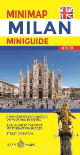 Milano mini map. Ediz. inglese edito da Lozzi Publishing