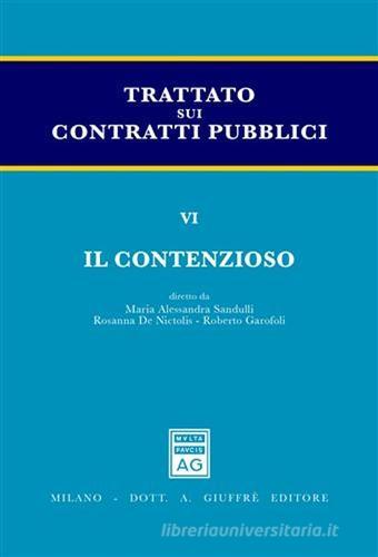 Trattato sui contratti pubblici vol.6 edito da Giuffrè