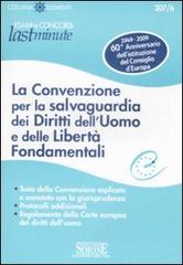 La convenzione per la salvaguardia dei diritti dell'uomo e delle libertà fondamentali edito da Edizioni Giuridiche Simone
