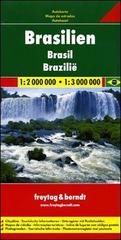 Brasile 1:2.000.000 - 1:3.000.000. Carta stradale. Ediz. multilingue edito da Freytag & Berndt