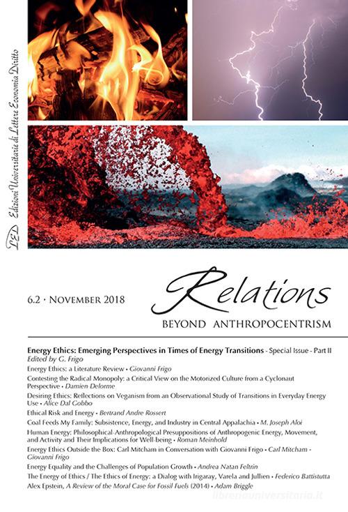 Relations. Beyond anthropocentrism (2018) vol.6.2 edito da LED Edizioni Universitarie