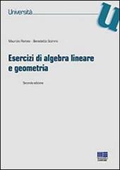 Esercizi di algebra lineare e geometria di Maurizio Romeo, Benedetto Scimmi edito da Maggioli Editore