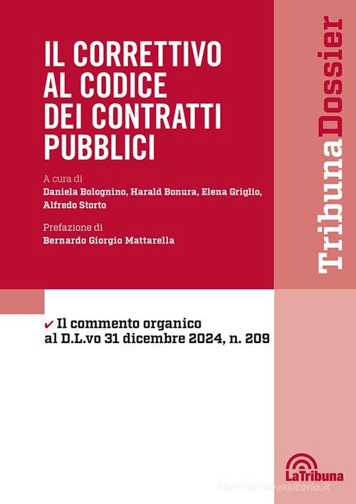 Il correttivo al codice dei contratti pubblici edito da La Tribuna