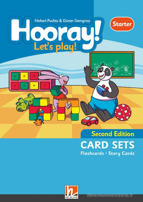 Hooray! Let's Play! Starter. Cards Set (Story cards, Flashcards) di Herbert Puchta, Günter Gerngross edito da Helbling