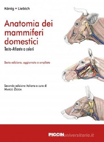 Anatomia dei mammiferi domestici di Horst E. König, Hans-Georg Liebich edito da Piccin-Nuova Libraria