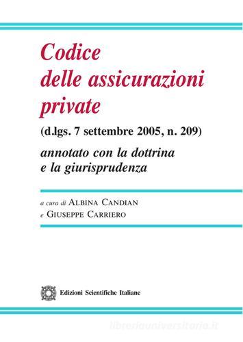 Codice delle assicurazioni private edito da Edizioni Scientifiche Italiane
