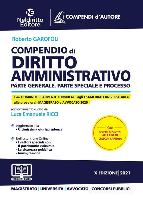 Compendio di diritto amministrativo edito da Neldiritto Editore