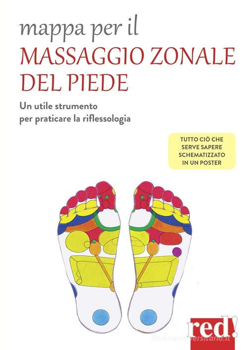 Mappa per il massaggio zonale del piede edito da Red Edizioni