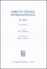 Diritto penale internazionale vol.2 edito da Giappichelli