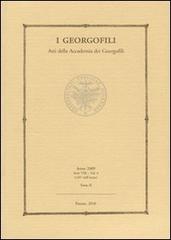 I Georgofili. Atti della Accademia dei Georgofili vol.6.2 edito da Polistampa