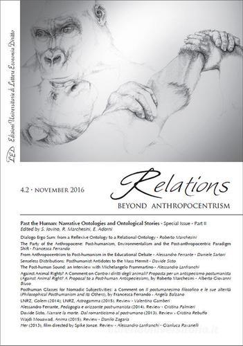 Relations. Beyond Anthropocentrism (2016) vol.4.2 edito da LED Edizioni Universitarie