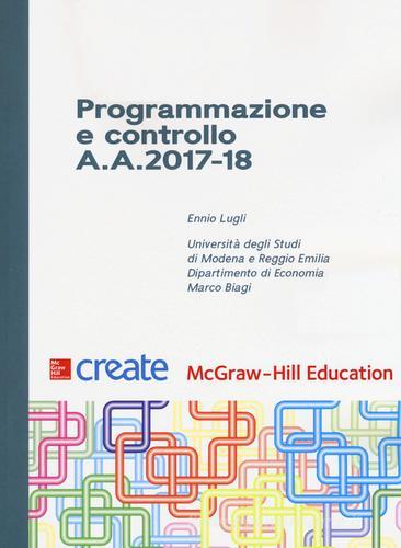 Programmazione e controllo A. A. 2017-18 edito da McGraw-Hill Education