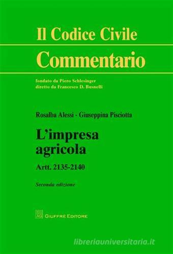 L' impresa agricola di Rosalba Alessi, Giuseppina Pisciotta edito da Giuffrè